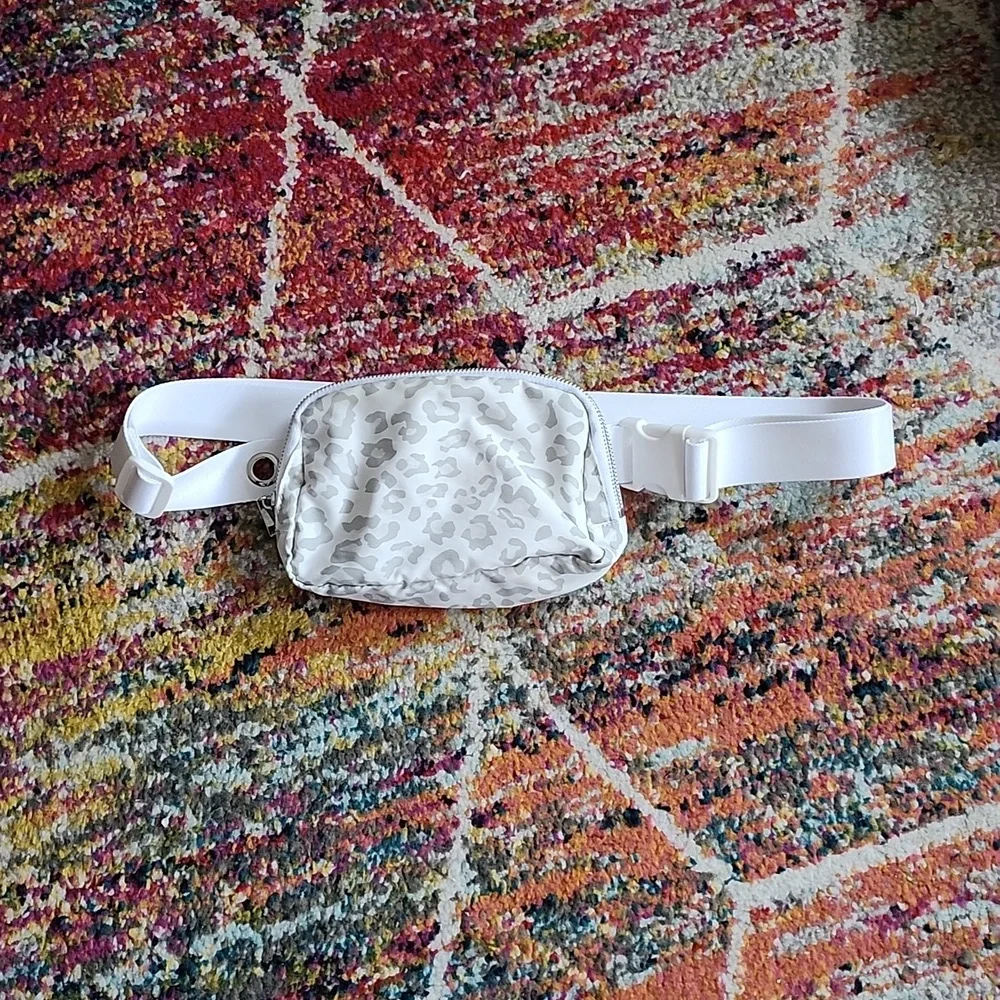 Leopard Print Belt Bag, Adjustable - Picture 2 of 12